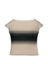 Grace Ling Gradient-effect Pleated Top In Multi