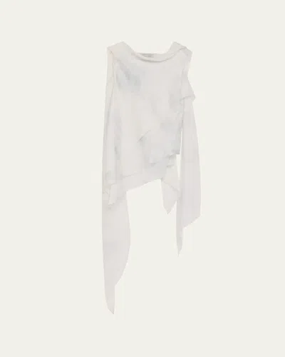 GRACE LING SILK BIAS SCARF TOP