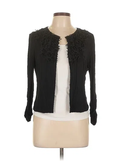 Pre-owned Grace Long Sleeve Blouse In Black