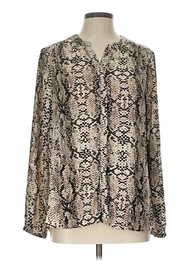 Pre-owned Grace Long Sleeve Blouse In Ivory