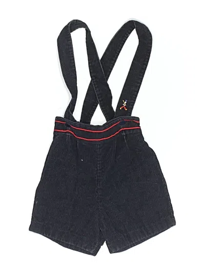 Pre-owned Grace Kids'  Overall Shorts In Black