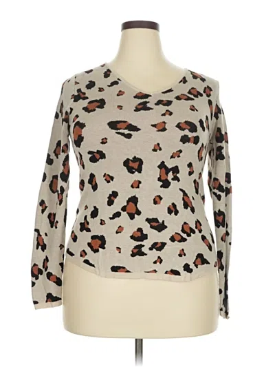 Pre-owned Grace Pullover Sweater In Brown