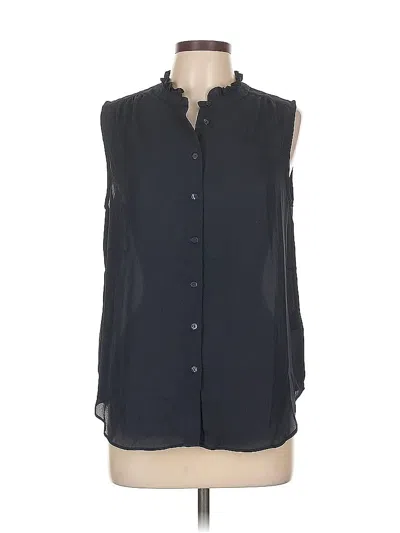 Pre-owned Grace Sleeveless Blouse In Black