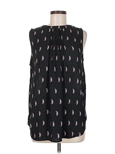 Pre-owned Grace Sleeveless Blouse In Black