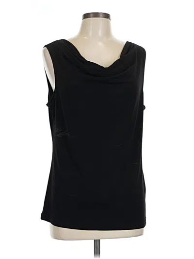 Pre-owned Grace Sleeveless Blouse In Black
