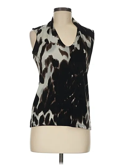 Pre-owned Grace Sleeveless Blouse In Black