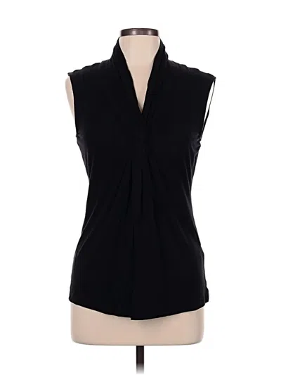 Pre-owned Grace Sleeveless Blouse In Black
