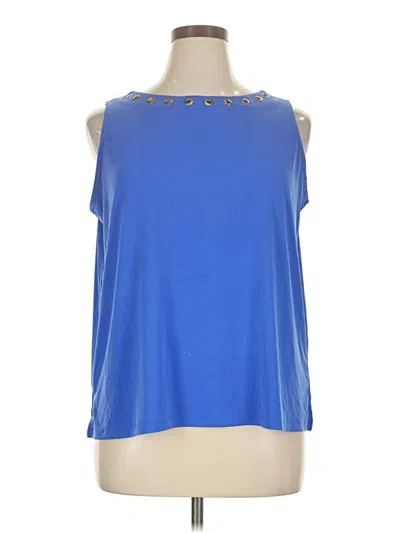 Pre-owned Grace Sleeveless Blouse In Blue