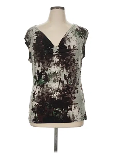 Pre-owned Grace Sleeveless Blouse In Silver