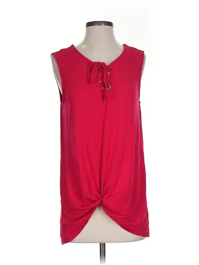 Pre-owned Grace Sleeveless T-shirt In Red
