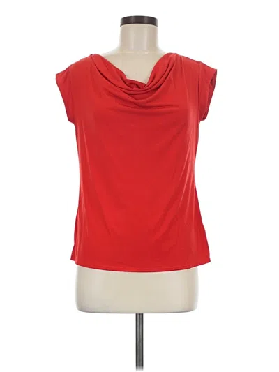Pre-owned Grace Sleeveless Top Red Cowl Neck Tops