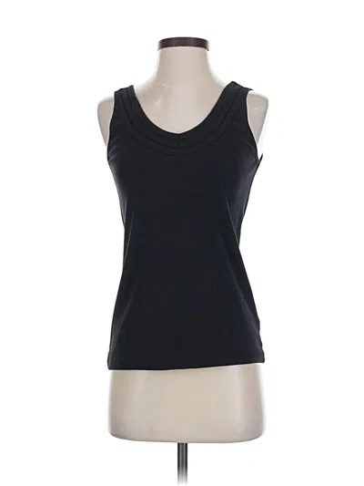 Pre-owned Grace Tank Top Black Halter Neckline Tops
