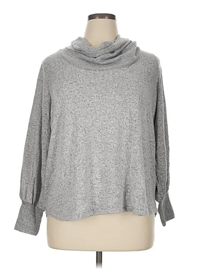 Pre-owned Grace Turtleneck Sweater In Gray