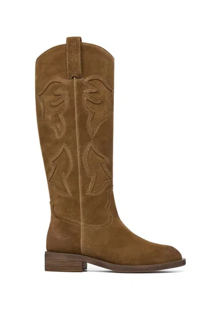Grace Women's Elena Boot In Cognac Suede