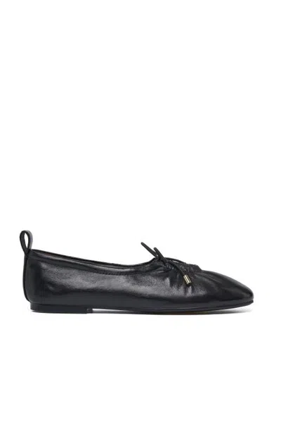 Grace Women's Theodora Flat In Black Leather