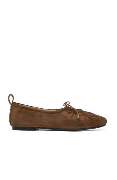 Grace Women's Theodora Flat In Tan Suede
