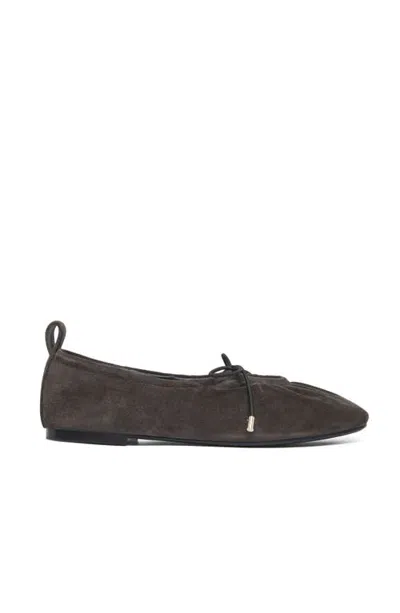 Grace Women's Theodora Flat In Taupe Suede