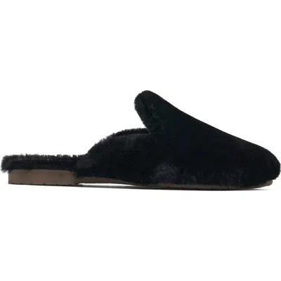 Grace Women's Viven-f Slipper In Black Shearling