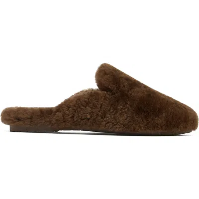 Grace Women's Viven-f Slipper In Tan Shearling