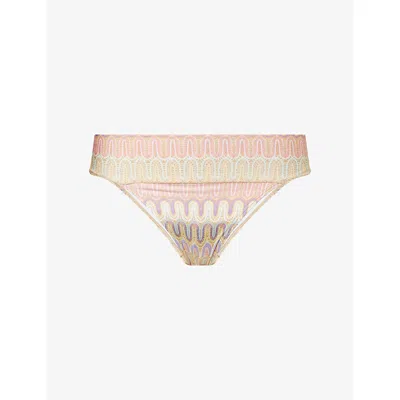 Gracejacob Womens  Gia Desert Bikini Bottoms In Multi