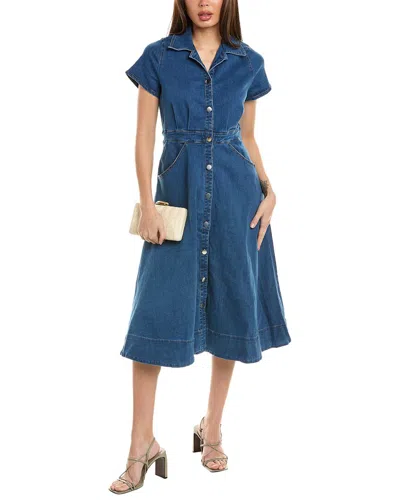 Gracia A-line Dress In Blue