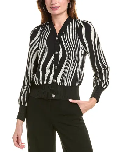 GRACIA ABSTRACT PRINTED CARDIGAN