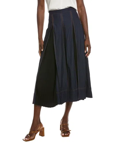 Gracia A-line Skirt In Blue
