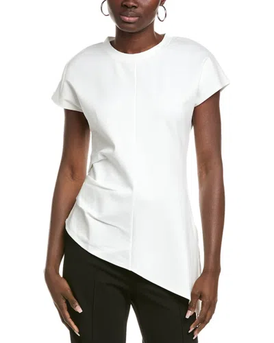 Gracia Asymmetrical Top In White