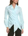 Gracia Asymmetrical Top In Blue