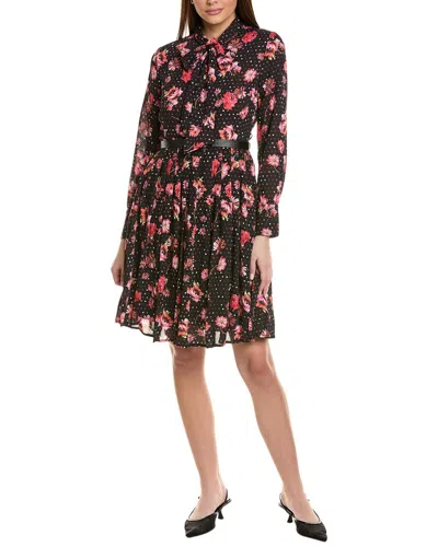 Gracia Belted Mini Dress In Black