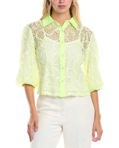 Gracia Button-down Blouse In Multi