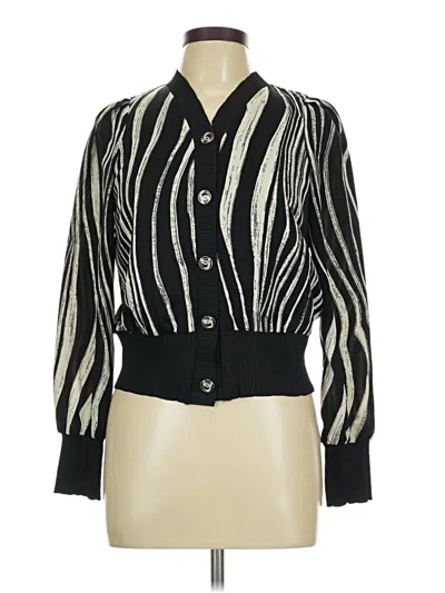 Pre-owned Gracia Cardigan Sweater In Black