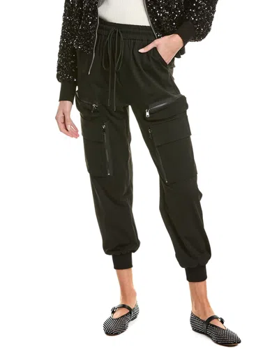 Gracia Cargo Style Joggers Pant In Black