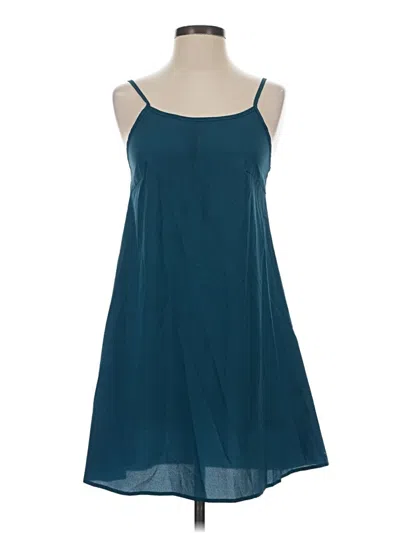Pre-owned Gracia Casual Dress In Teal