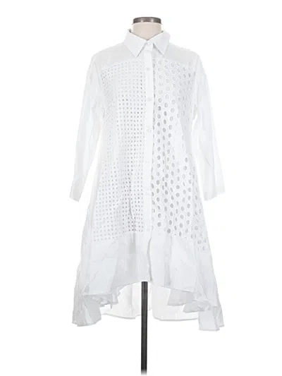 Pre-owned Gracia Casual Dress In White