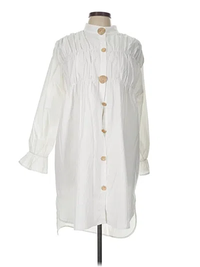 Pre-owned Gracia Casual Dress In White