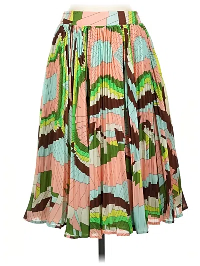 Pre-owned Gracia Casual Skirt In Green