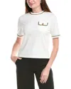 Gracia Chain Link Trim T-shirt