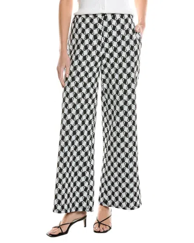 Gracia Check Pattern Pajama Top In Black