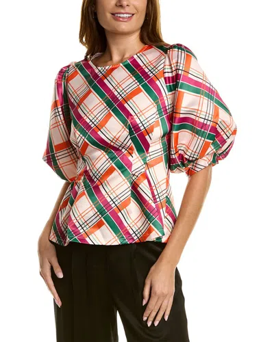 Gracia Check Print Top In Multi
