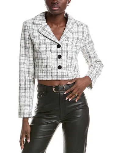 GRACIA GRACIA CROP TWEED JACKET