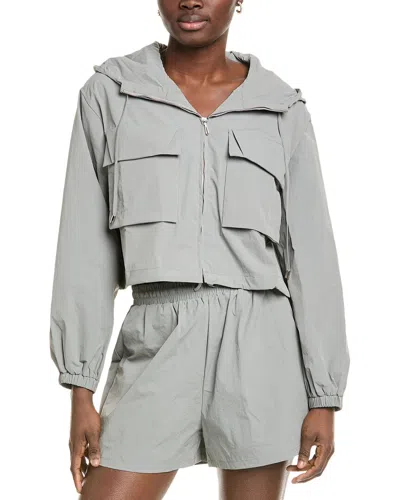Gracia Cropped Jacket In Grey