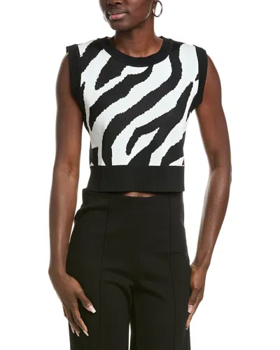 Gracia Cropped Tank Top In White