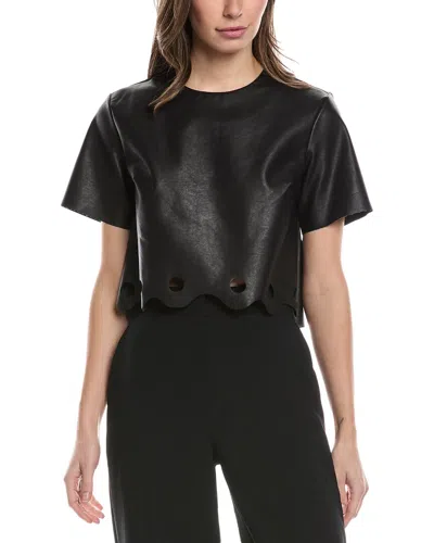 Gracia Cropped Top In Black