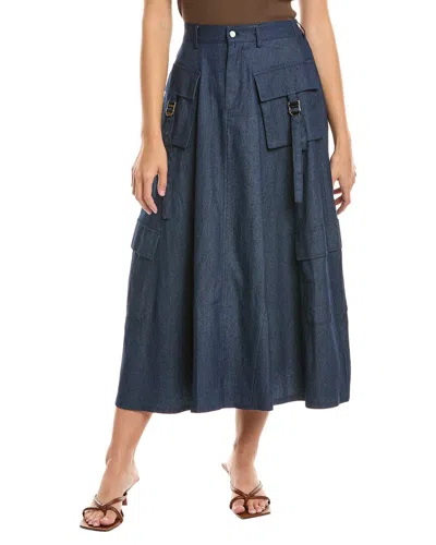 GRACIA DENIM CARGO SKIRT