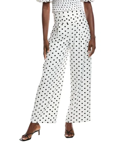 Gracia Dot Print Wide Leg Pant In Multi