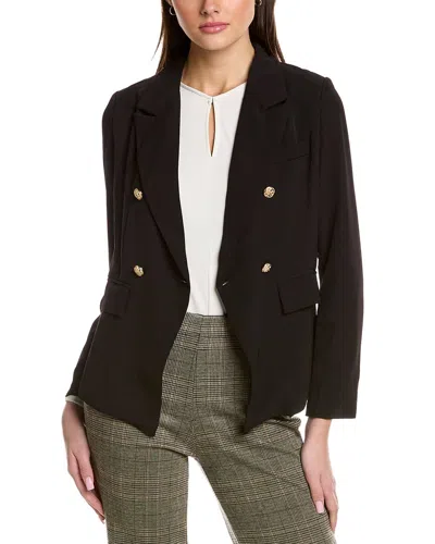 Gracia Double-breasted Jacket In Black
