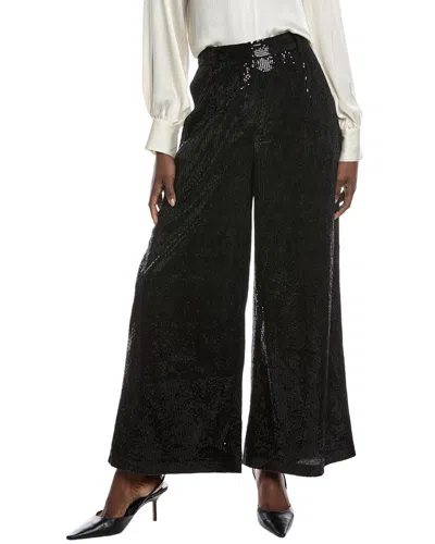 Gracia Embellished Pant In Black