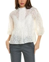 GRACIA EMBROIDERED FLORAL PATTERN SHIRT