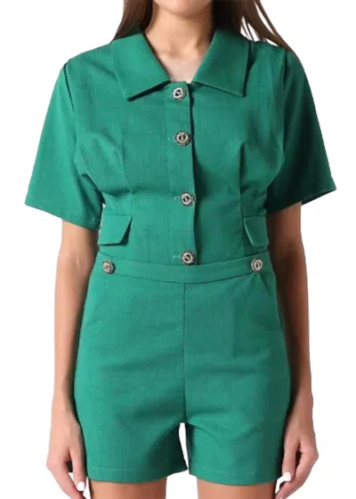 Gracia Esmeralda Set In Green
